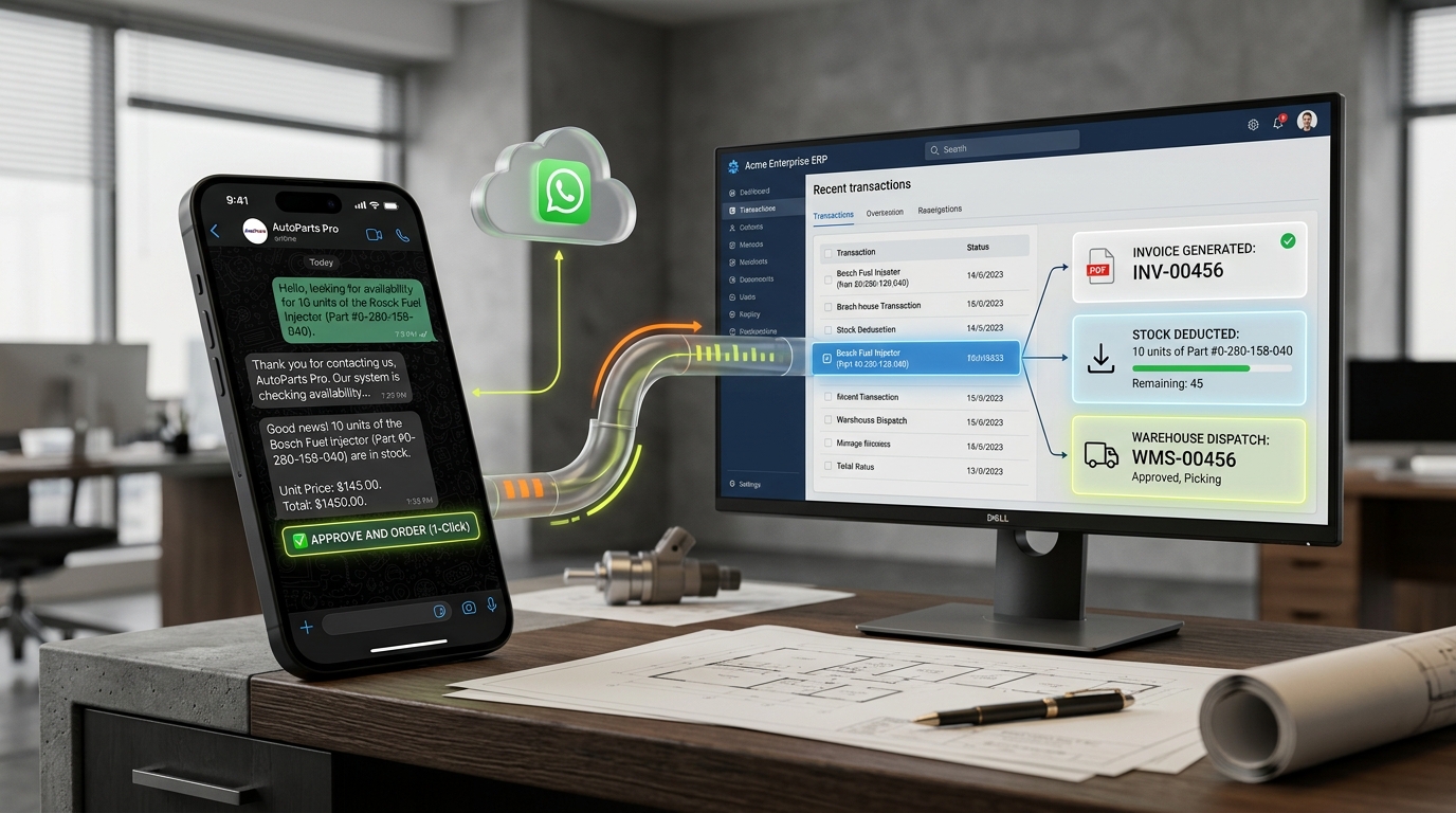 B2B E-Ticaret, WhatsApp ve ERP Entegrasyonu