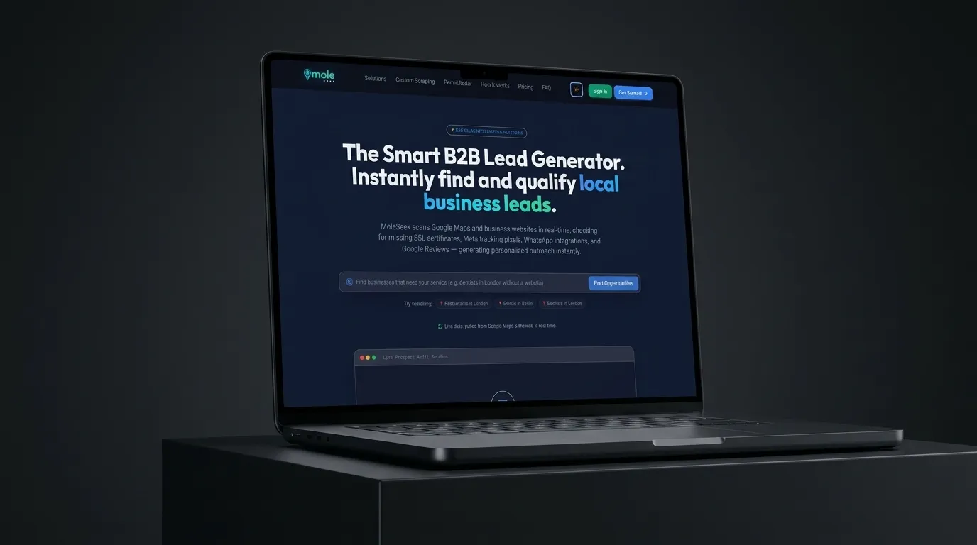 MoleSeek - SAAS WEB UYGULAMASI